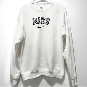 NIKE cow crewneck